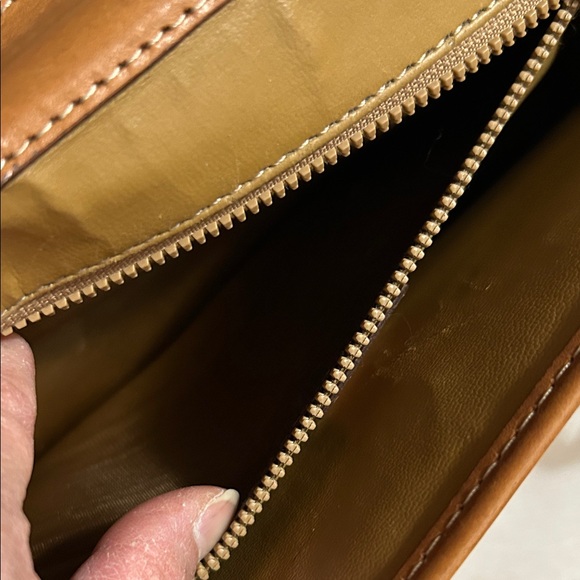 Celine Tan and Brown Monogram Messenger Bag - Picture 12 of 14